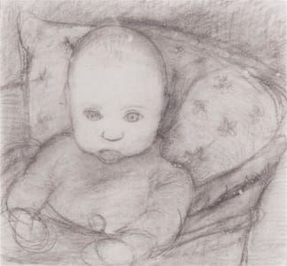Artwork Title: Infant in Seat