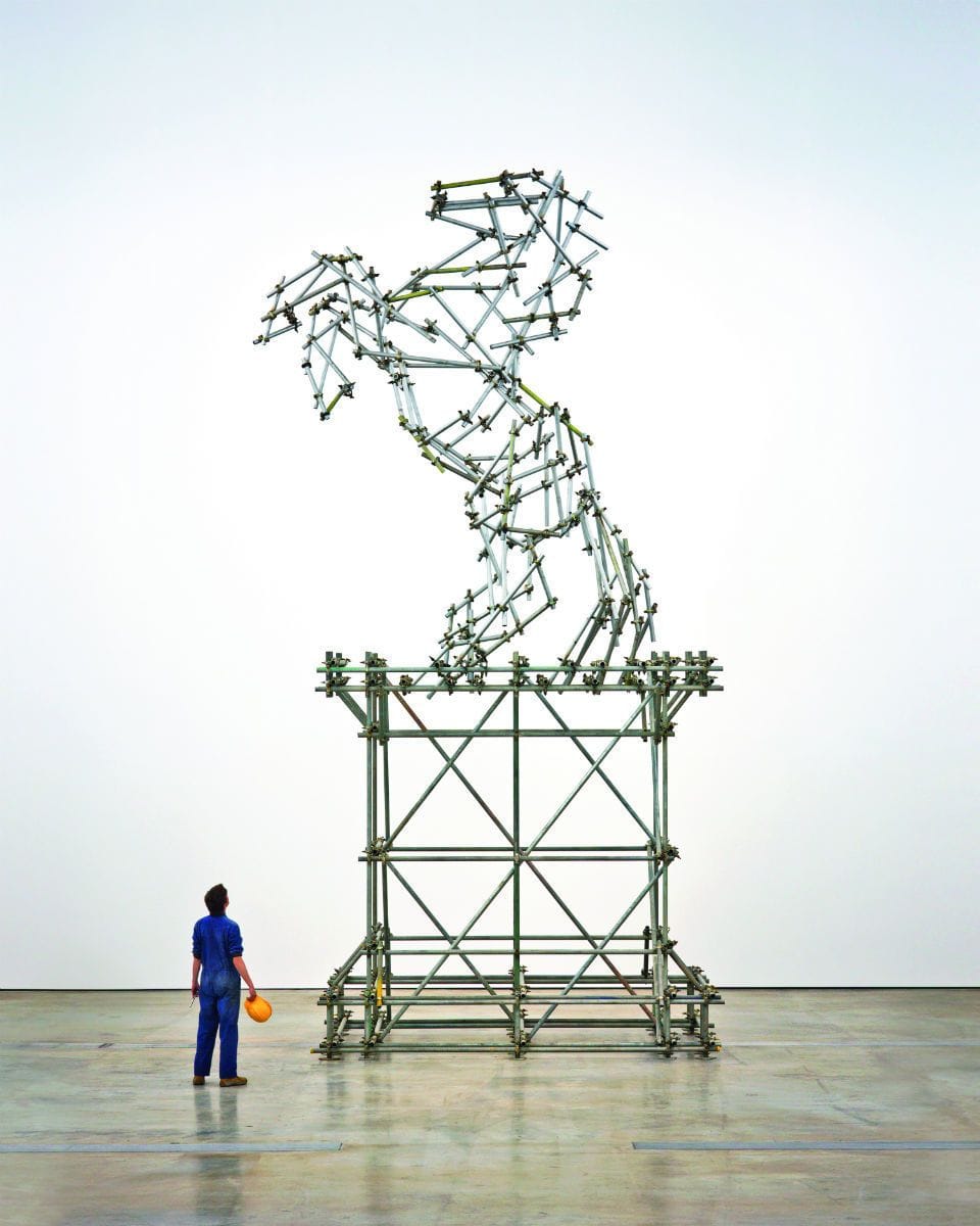 Artwork Title: Horse Scaffolding Sculpture