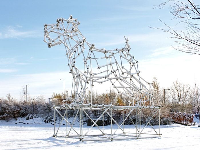 Artwork Title: Horse Scaffolding Sculpture