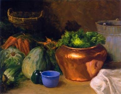 Artwork Title: Copper Bowl and Vegetables