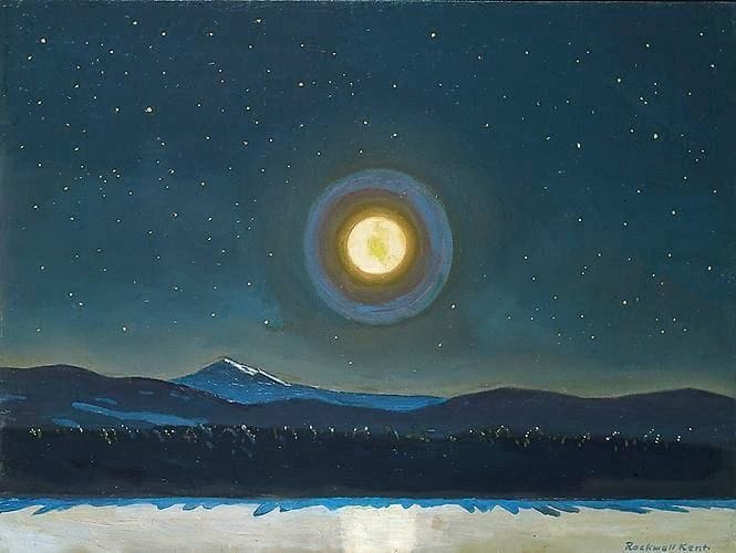 Artwork Title: Moonlight in the Adirondacks