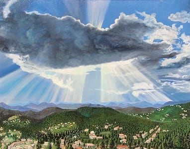 Artwork Title: Orage sur Cabris