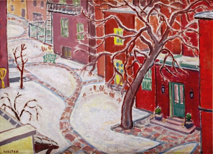 Artwork Title: Winter in the Village
