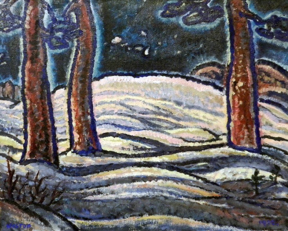 Artwork Title: Three Trees Winter