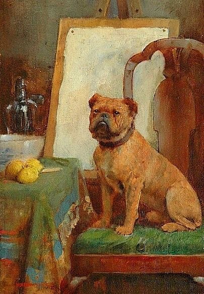 Artwork Title: The Painter's Dog