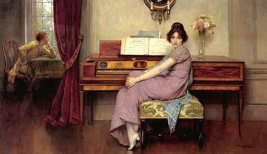 Artwork Title: The Reluctant Pianist