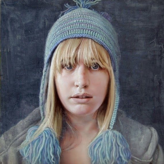 Artwork Title: Lizzie with Knit Cap