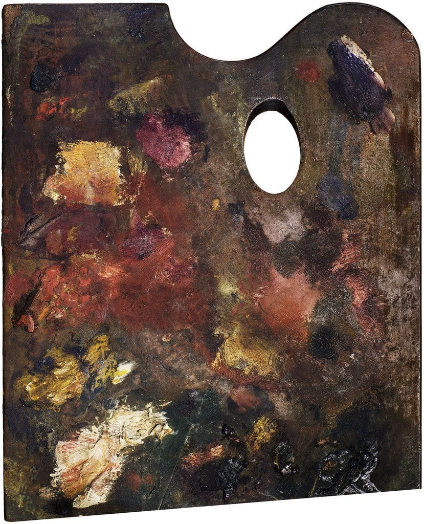 Artwork Title: Palette of Edgar Degas