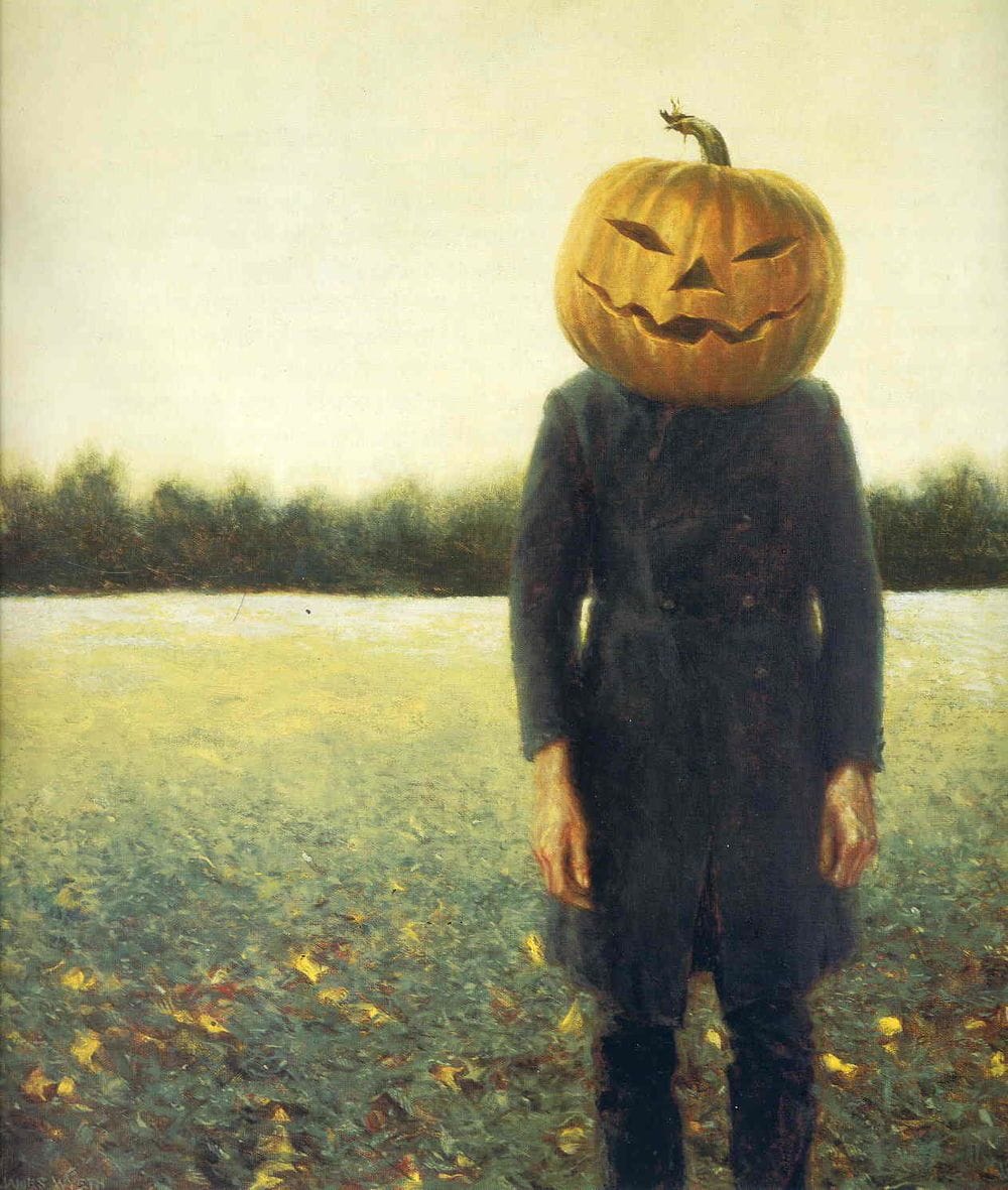 Artwork Title: Pumpkinhead - Self-Portrait