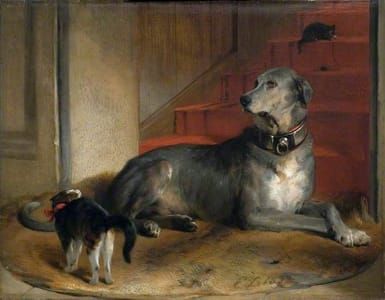 Artwork Title: Lady Blessington's Dog: The Barrier