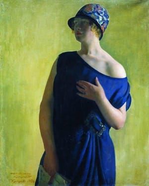 Artwork Title: Portrait of I.B. Kustodiev, Daughter of the Artist