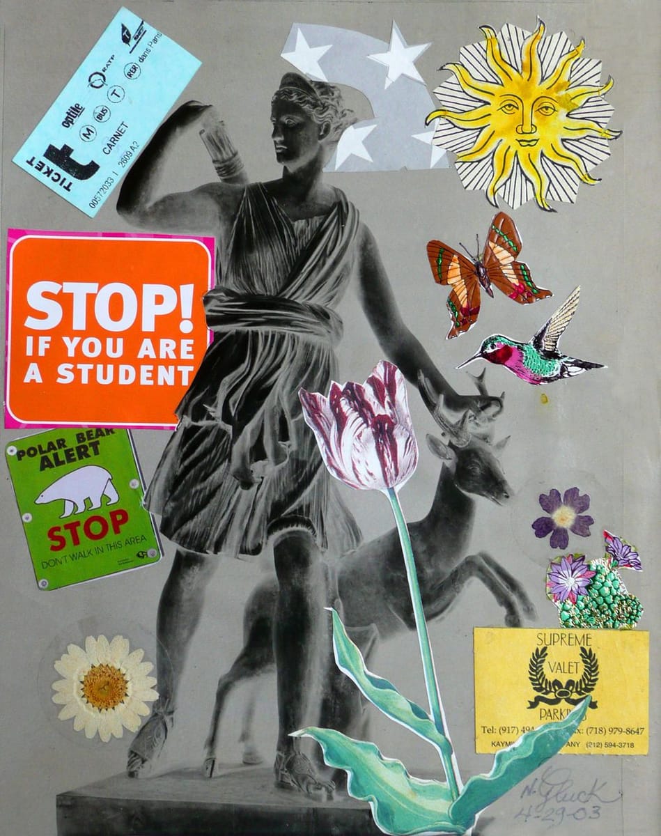 Artwork Title: Stop! If you are a student