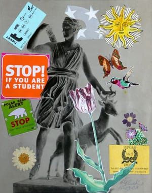 Artwork Title: Stop! If you are a student