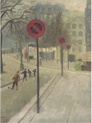 Artwork Title: A Boulevard in Paris