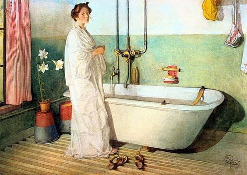 Artwork Title: Lisabeth prepares a Bath