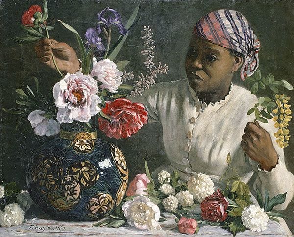 Artwork Title: Negress with Peonies