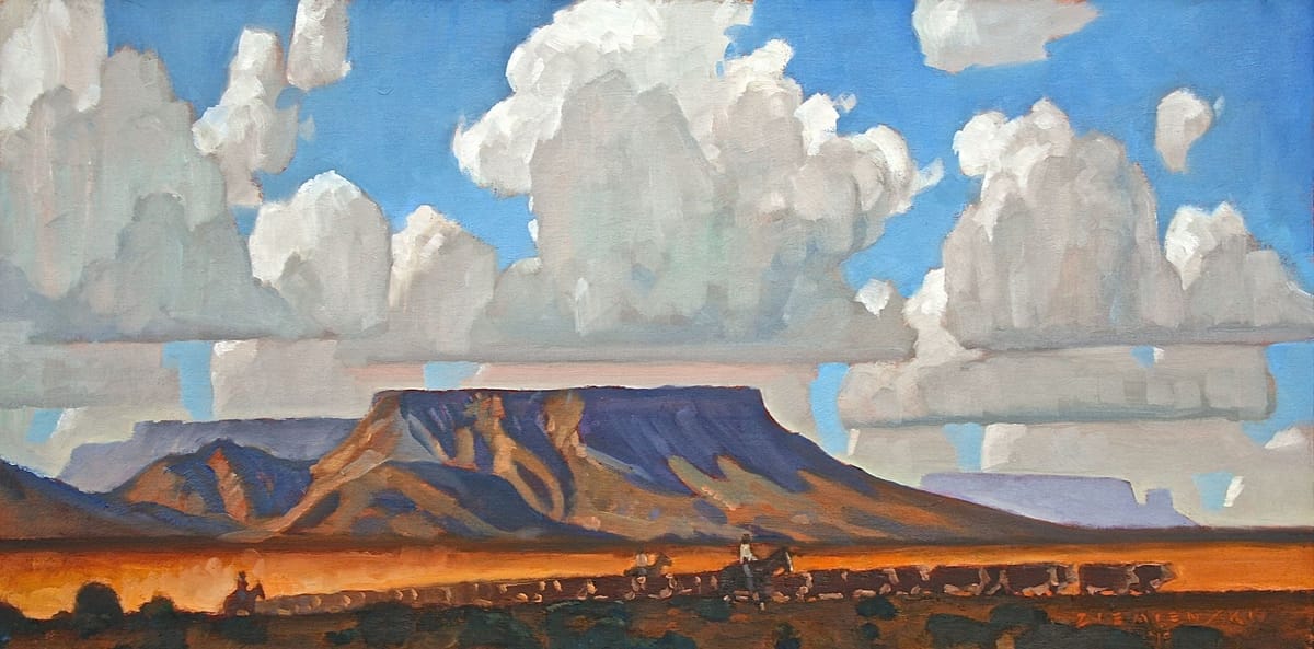 Artwork Title: Desert Cattle Drive