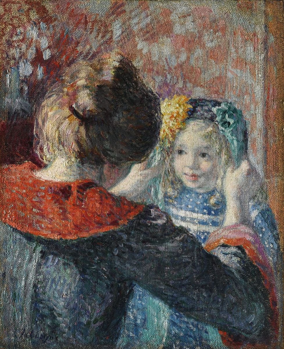 Artwork Title: Madame Lebasque et Sa Fille Marthe