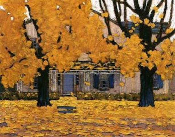 Artwork Title: House in Autumn