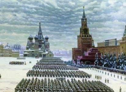Artwork Title: Parade on Red Square, November 7, 1941
