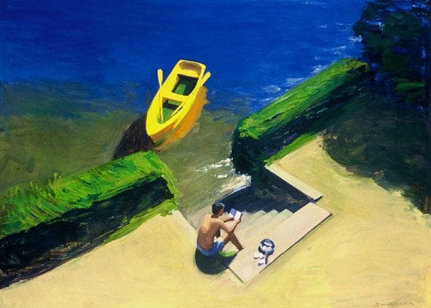 Artwork Title: Yellow Boat, Reading