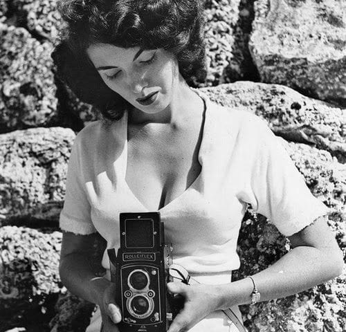 Artwork Title: Pin-up with camera, c.1950's