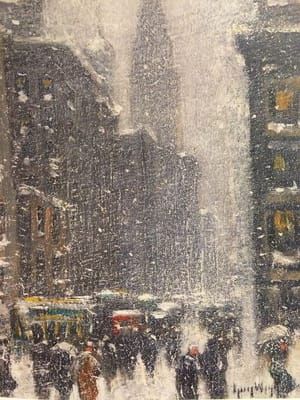Artwork Title: Winter In New York