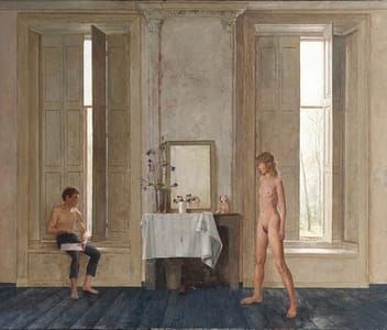 Artwork Title: Interieur met schilder en zijn model (Interior with the Painter and his Model)