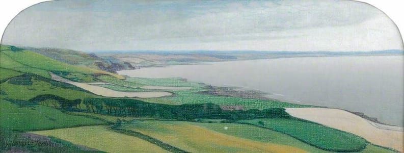 Artwork Title: Coastal Landscape near Aberystwyth
