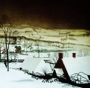 Artwork Title: Snow in Flanders