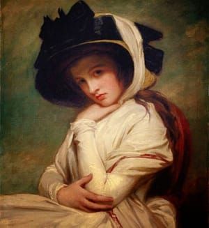 Artwork Title: Lady Hamilton in a Straw Hat