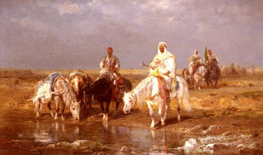 Artwork Title: Arabs Watering Their Horses