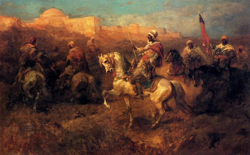 Artwork Title: Arab Horsemen On The March