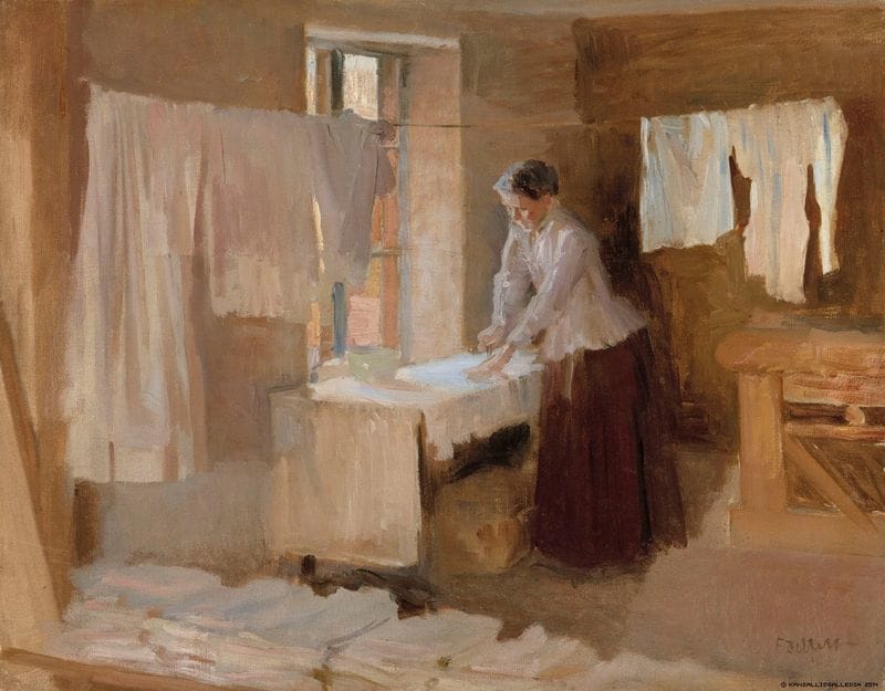 Artwork Title: Woman Ironing, Study for the Washerwomen