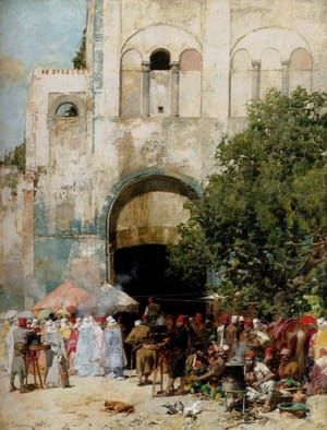 Artwork Title: Market Day, Constantinople