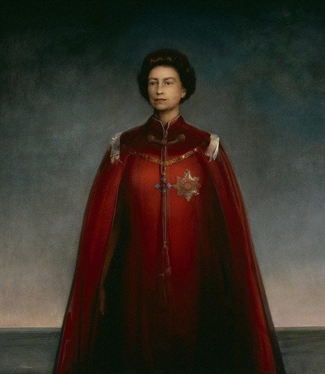 Artwork Title: Portrait of Queen Elizabeth
