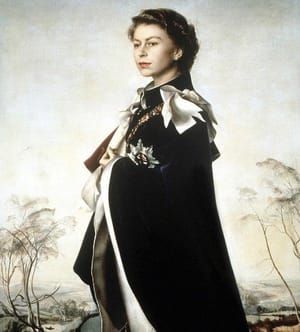 Artwork Title: Portrait of Queen Elizabeth/1965