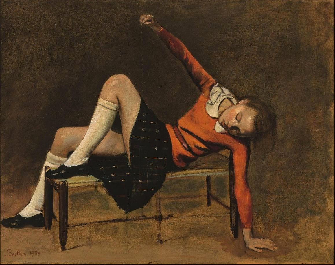 Artwork Title: Thérèse On A Bench Seat