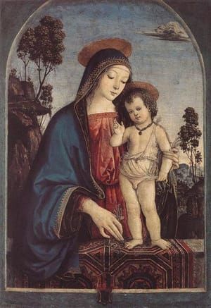 Artwork Title: The Virgin And Child