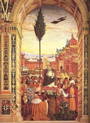 Artwork Title: Aeneas Piccolomini Arrives To Ancona