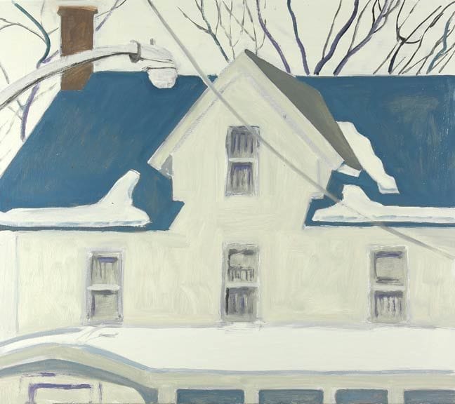 Artwork Title: Porch Roof Snow Pile