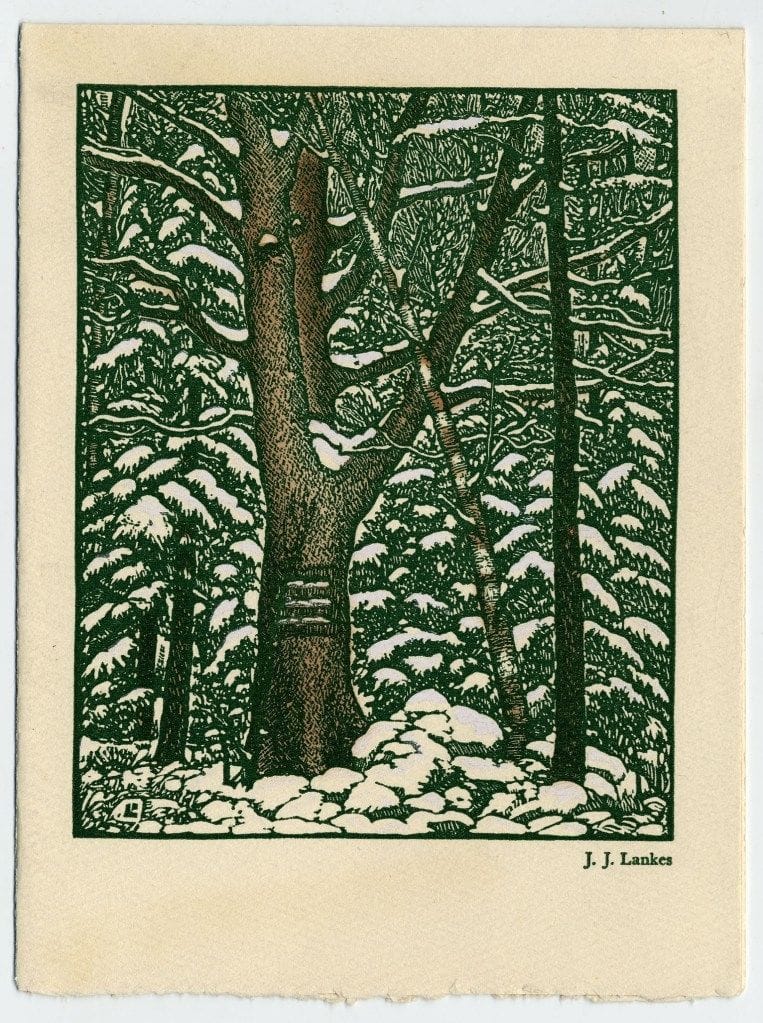 Artwork Title: Robert Frost's Christmas Card