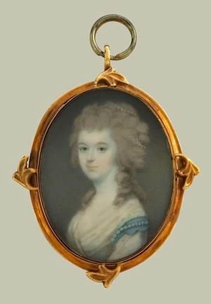 Artwork Title: Portrait Miniature of Lady