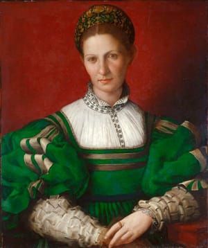 Artwork Title: Portrait of a Lady in Green