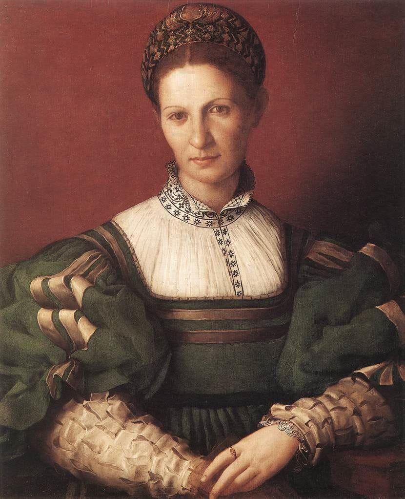 Artwork Title: Portrait Of a Lady in Green