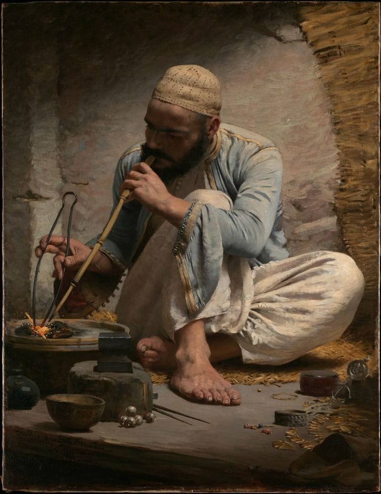 Artwork Title: The Arab Jeweller