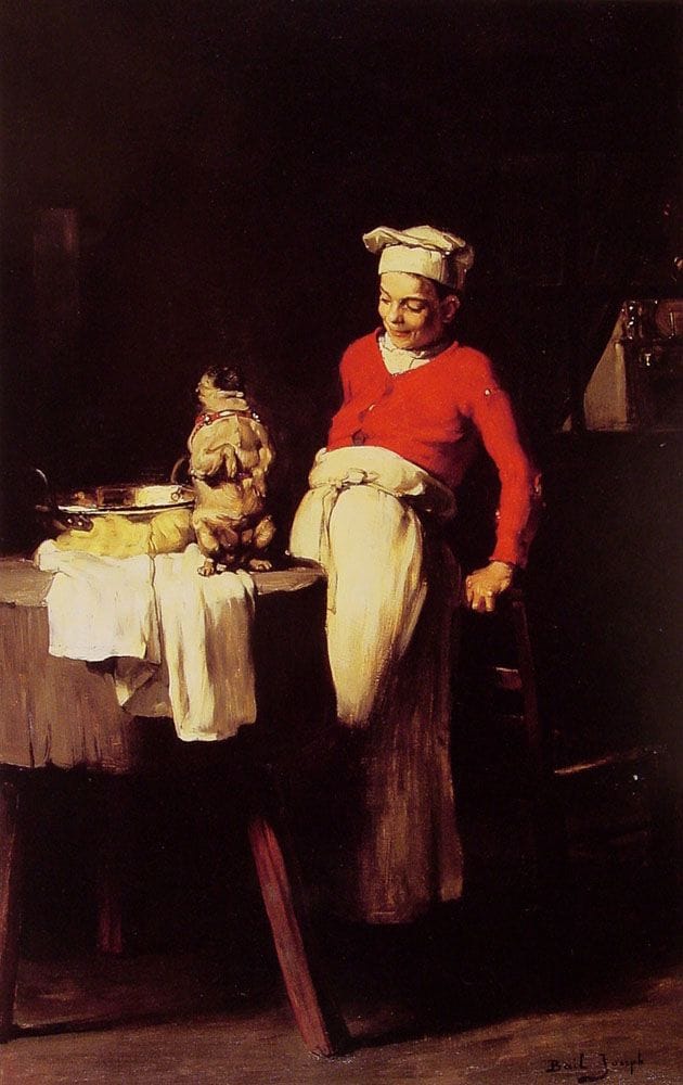 Artwork Title: The Cook And The Pug