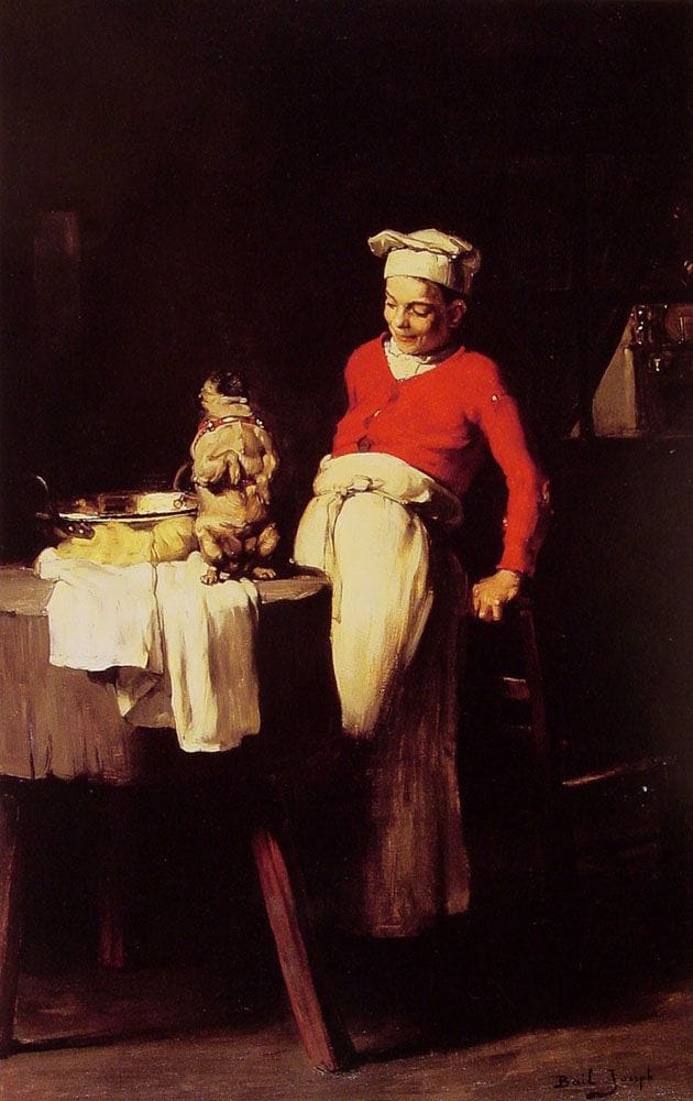 Artwork Title: The Cook And The Pug