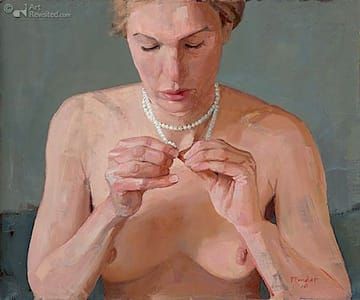Artwork Title: Mariska met parelsnoer (Mariska with String of Pearls)