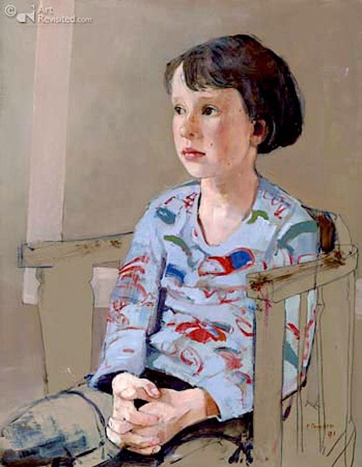 Artwork Title: Meisje op stoel (Girl in Chair)